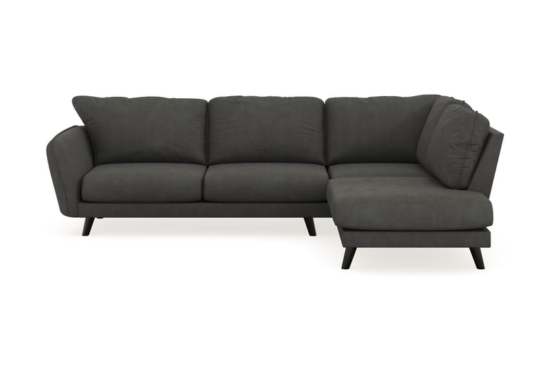 Trend Lyx Schäslongsoffa Höger - Mörkgrå Manchester - Divansoffor & schäslongsoffa - 4 sits soffa med divan