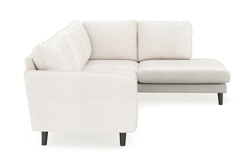 Trend Lyx Schäslongsoffa Höger - Vit|Bouclé - Divansoffor & schäslongsoffa - 4 sits soffa med divan