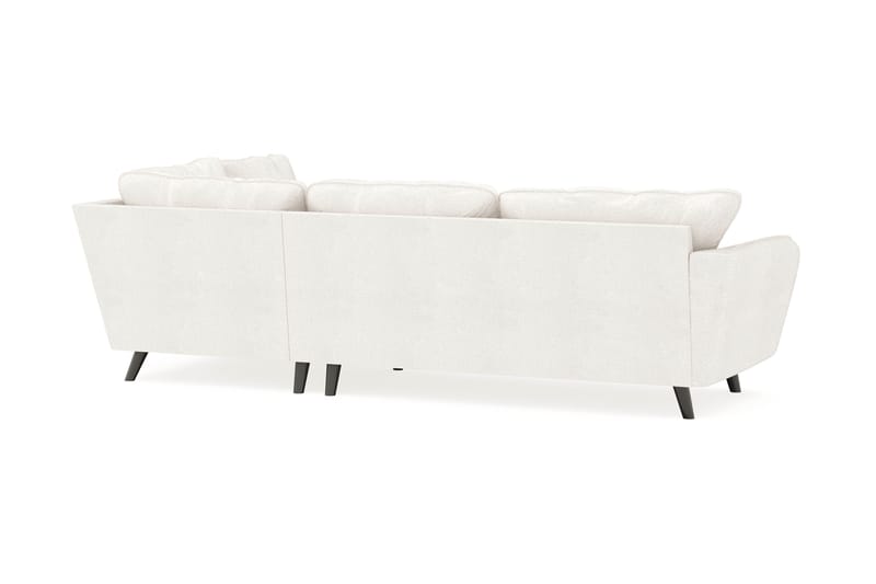 Trend Lyx Schäslongsoffa Höger - Vit|Bouclé - Divansoffor & schäslongsoffa - 4 sits soffa med divan