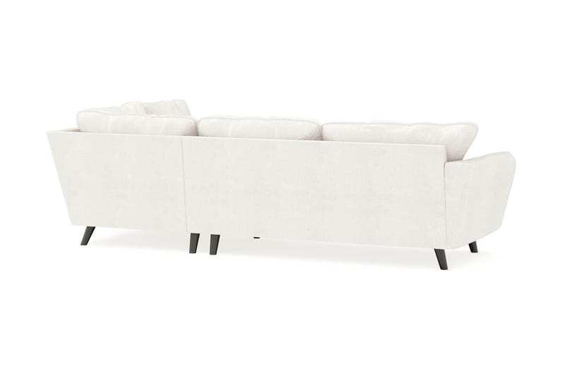 Trend Lyx Schäslongsoffa Höger - Vit|Bouclé - Möbler - Soffa - Divansoffor & schäslongsoffa - 4 sits soffa med divan
