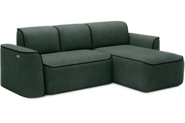 Ume 4-sits Soffa med Divan - Grön - Möbler - Soffa - Divansoffor & schäslongsoffa - 4 sits soffa med divan
