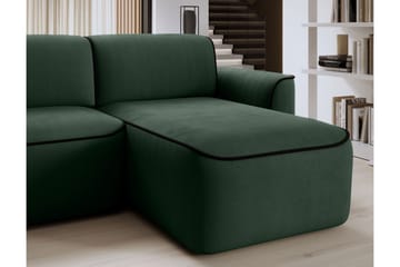 Ume 4-sits Soffa med Divan - Grön - Möbler - Soffa - Divansoffor & schäslongsoffa - 4 sits soffa med divan