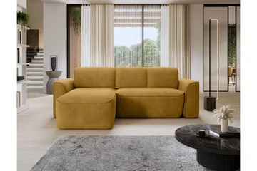 Ume 4-sits Soffa med Divan - Gul - Möbler - Soffa - Divansoffor & schäslongsoffa - 4 sits soffa med divan