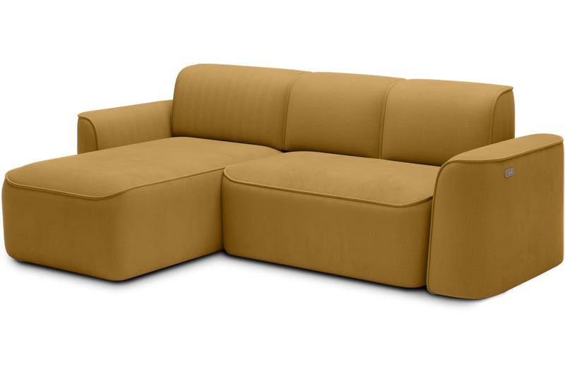 Ume 4-sits Soffa med Divan - Gul - Möbler - Soffa - Divansoffor & schäslongsoffa - 4 sits soffa med divan