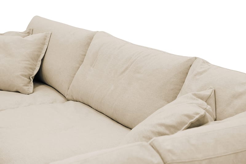 Valencia Extra Djup 4-sits Soffa med Schäslong Höger - Beige - Möbler - Soffa - Divansoffor & schäslongsoffa - 4 sits soffa med divan