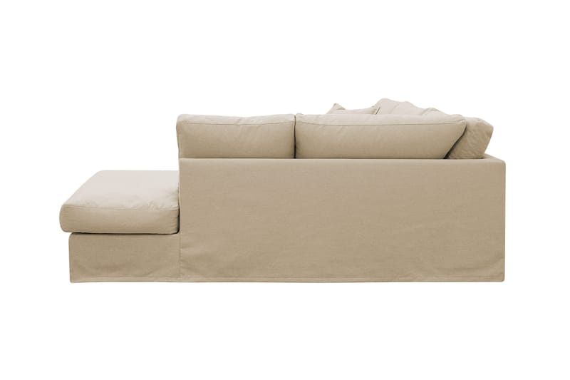 Valencia Extra Djup 4-sits Soffa med Schäslong Höger - Beige - Möbler - Soffa - Divansoffor & schäslongsoffa - 4 sits soffa med divan