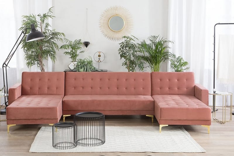 Aberdeen Divansoffa - Rosa - Möbler - Soffa - Divansoffor & schäslongsoffa