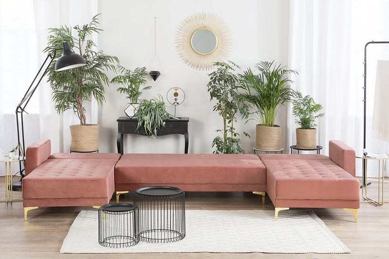 Aberdeen Divansoffa - Rosa - Möbler - Soffa - Divansoffor & schäslongsoffa
