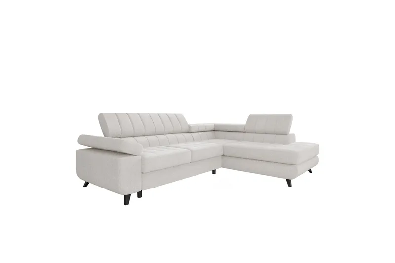 Amshyttan Soffa med Schäslong 3-sits, Vit