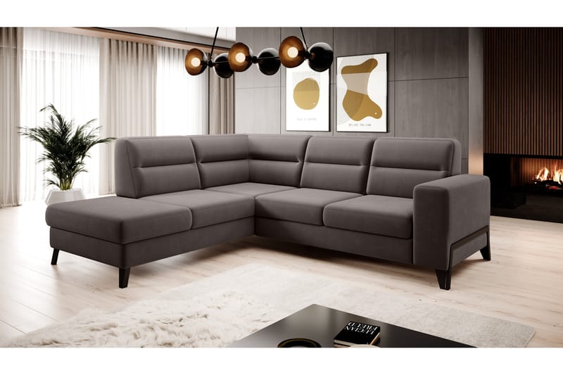 Anglika Soffa m. Schäslong 4-sits - Beige - Möbler - Soffa - Divansoffor & schäslongsoffa