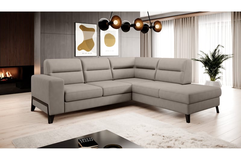 Anglika Soffa m. Schäslong 4-sits - Beige - Möbler - Soffa - Divansoffor & schäslongsoffa