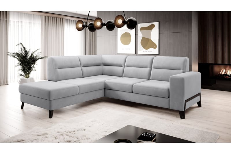 Anglika Soffa m. Schäslong 4-sits - Grå - Möbler - Soffa - Divansoffor & schäslongsoffa