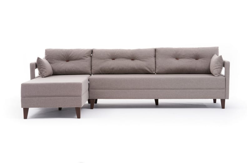 Angola Soffa m. Divan 4-sits - Cream - Divansoffor & schäslongsoffa - 4 sits soffa med divan