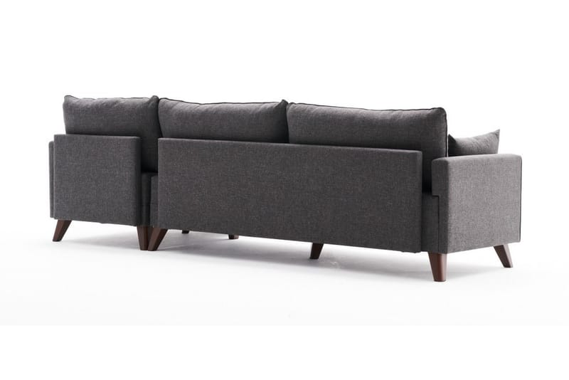 Antigua Divansoffa Höger - Antracit/Brun - Möbler - Soffa - Divansoffor & schäslongsoffa