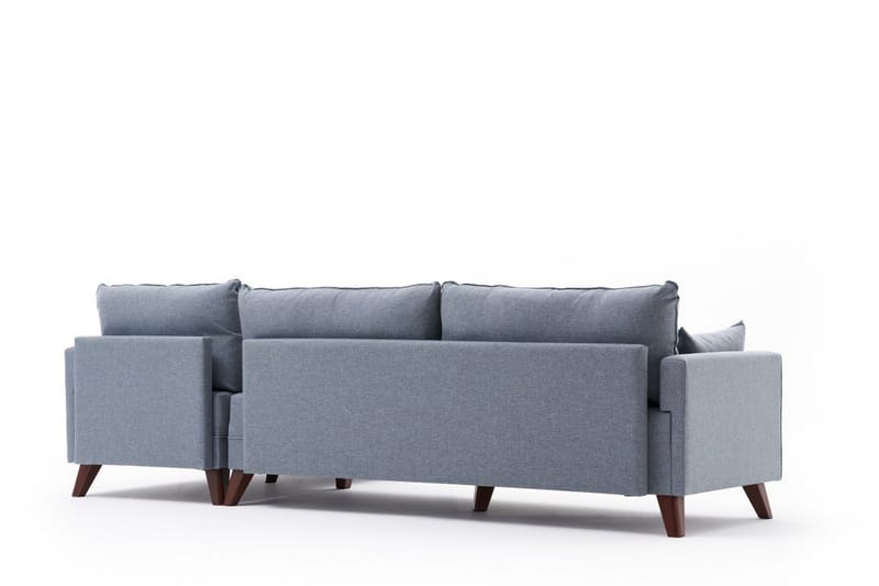 Antigua Divansoffa Höger - Blå/Brun - Möbler - Soffa - Divansoffor & schäslongsoffa