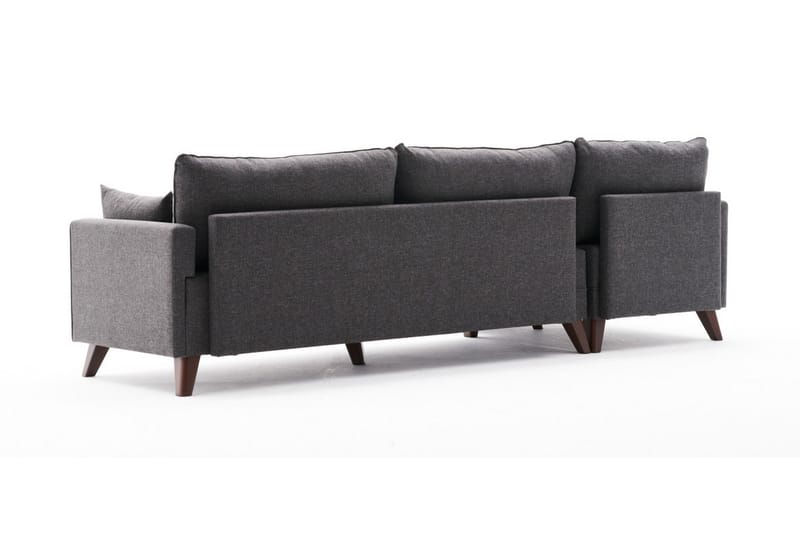 Antigua Divansoffa Vänster - Antracit/Brun - Möbler - Soffa - Divansoffor & schäslongsoffa