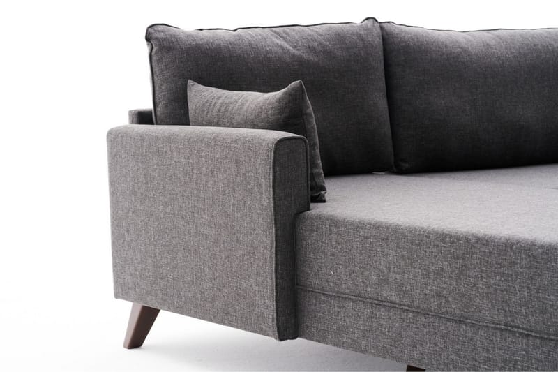 Antigua Divansoffa Vänster - Antracit/Brun - Möbler - Soffa - Divansoffor & schäslongsoffa