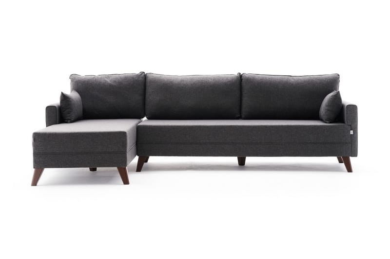 Antigua Divansoffa Vänster - Antracit/Brun - Möbler - Soffa - Divansoffor & schäslongsoffa