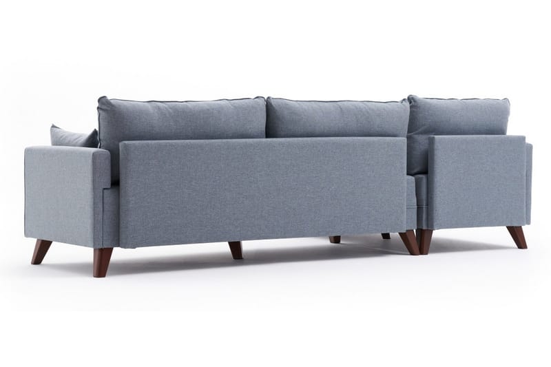 Antigua Divansoffa Vänster - Blå/Brun - Möbler - Soffa - Divansoffor & schäslongsoffa