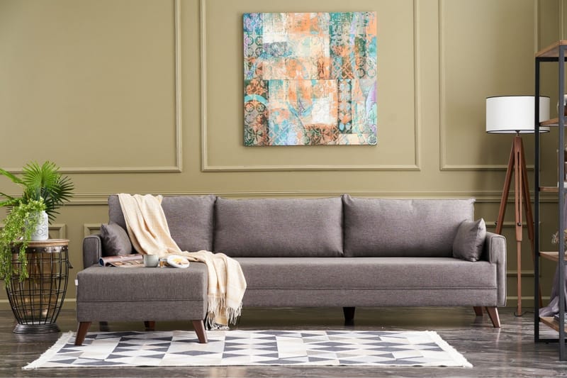 Antigua Divansoffa Vänster - Brun - Möbler - Soffa - Divansoffor & schäslongsoffa