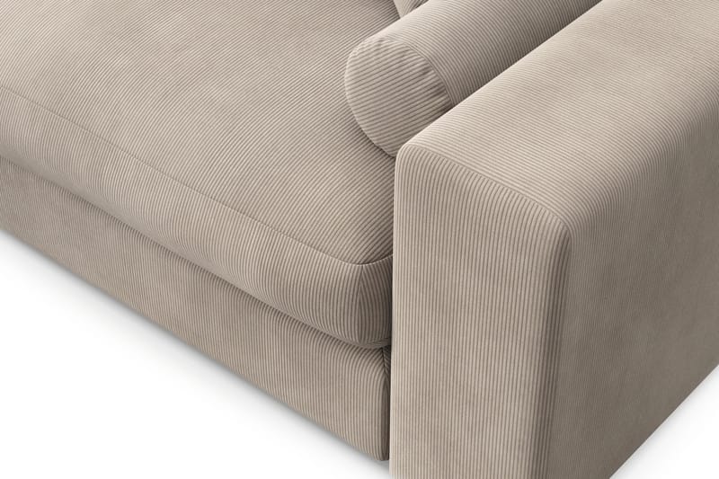 Arken Lyx 3-sits Vändbar L-formad Djup Divansoffa i Manchester - Greige - Möbler - Soffa - Divansoffor & schäslongsoffa