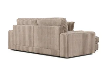 Arken Lyx 3-sits Vändbar L-formad Djup Divansoffa i Manchester - Greige - Möbler - Soffa - Divansoffor & schäslongsoffa