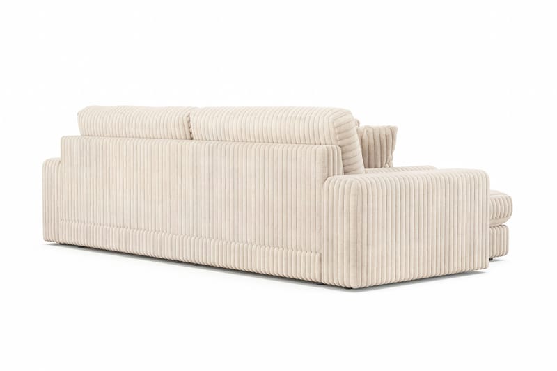 Arken Lyx 4-sits Vändbar L-formad Djup Divansoffa i Manchester - Beige - Möbler - Soffa - Divansoffor & schäslongsoffa
