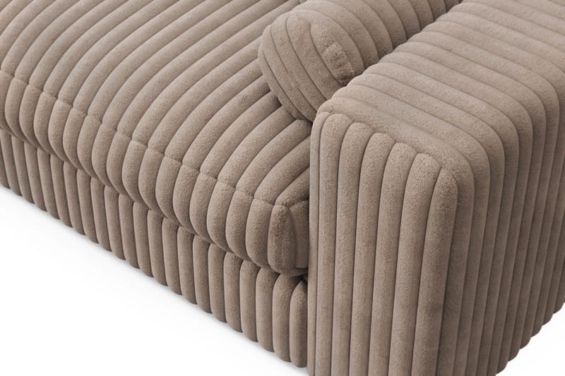 Arken Lyx 4-sits Vändbar L-formad Djup Divansoffa i Manchester - Greige - Möbler - Soffa - Divansoffor & schäslongsoffa