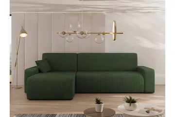Barile Soffa med Divan 3-sits - Grön - Möbler - Soffa - Divansoffor & schäslongsoffa