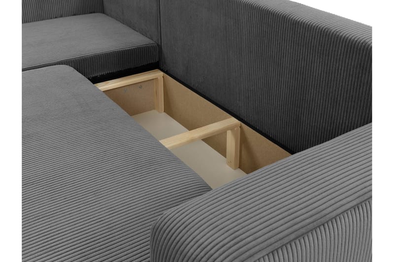 Barile Soffa med Divan 3-sits - Ljusgrå - Möbler - Soffa - Divansoffor & schäslongsoffa