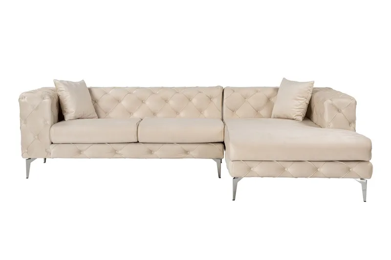 Beachport 3-sits Soffa med Divan Höger, Beige