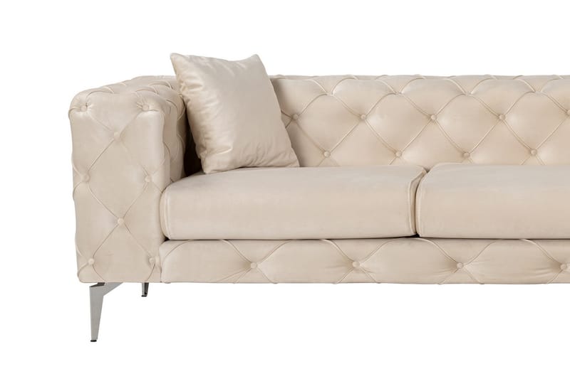 Beachport 3-sits Soffa med Divan Höger - Beige - Möbler - Soffa - Divansoffor & schäslongsoffa