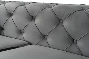 Beachport 3-sits Soffa med Divan Vänster - Antracit - Möbler - Soffa - Divansoffor & schäslongsoffa
