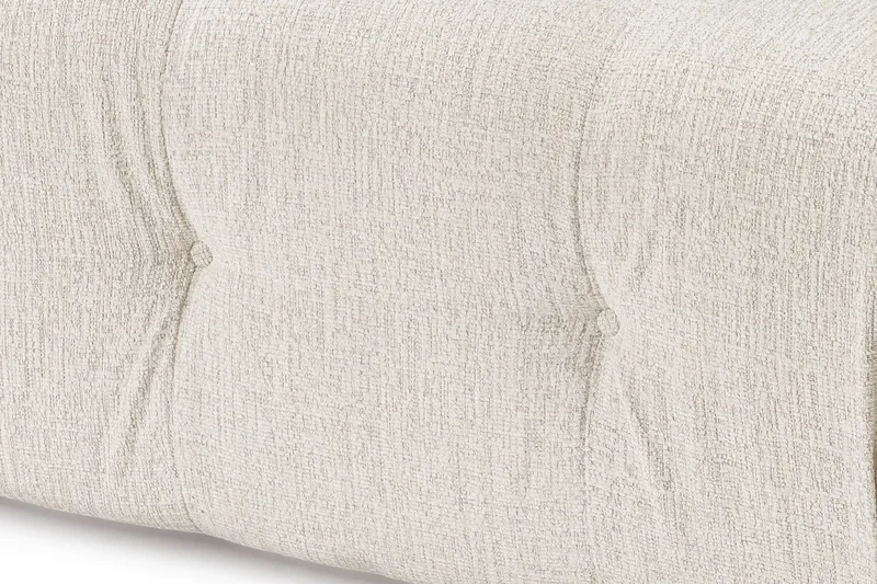 Belgin Bubblig Divansoffa 3-sits 315 cm med utfällbara armstöd och ryggstöd - Ljus / Beige - Möbler - Soffa - Modulsoffor - Komplett modulsoffa