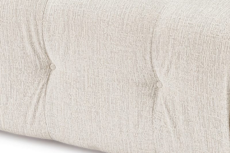 Belgin Bubblig Divansoffa 3-sits 315 cm med utfällbara armstöd och ryggstöd - Ljus / Beige - Möbler - Soffa - Modulsoffor - Komplett modulsoffa