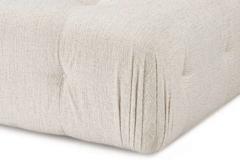 Belgin Bubblig Divansoffa 3-sits 315 cm med utfällbara armstöd och ryggstöd - Ljus / Beige - Möbler - Soffa - Modulsoffor - Komplett modulsoffa