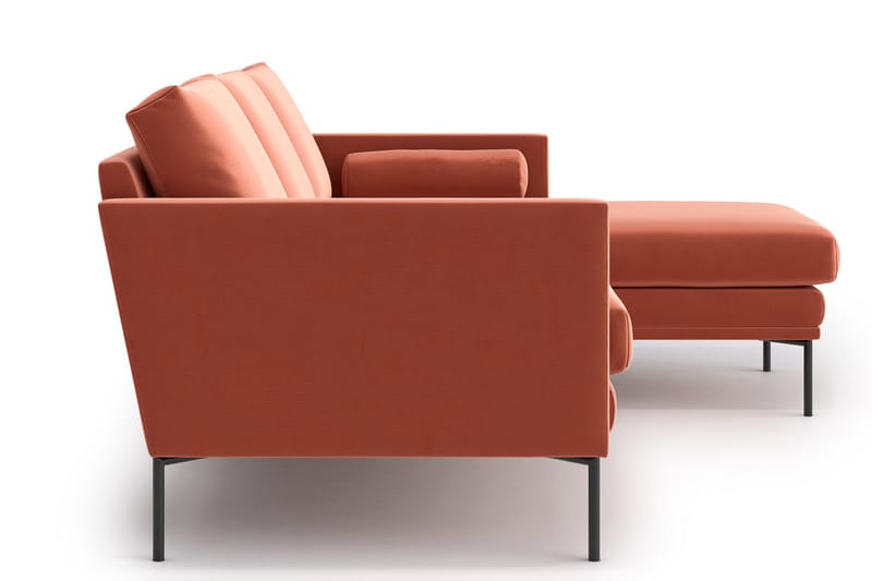 Blues 3-sits Divansoffa - Orange/Rosa - Divansoffor & schäslongsoffa - 3 sits soffa med divan