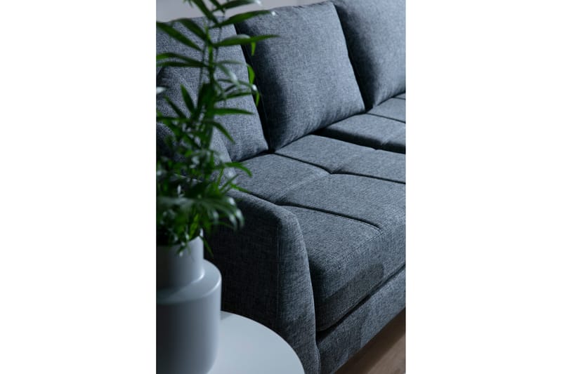 Bouchelle Hörnsoffa med Divan Höger - Grå - Möbler - Soffa - Divansoffor & schäslongsoffa