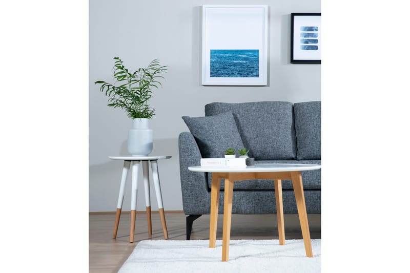 Bouchelle Hörnsoffa med Divan Höger - Grå - Möbler - Soffa - Divansoffor & schäslongsoffa