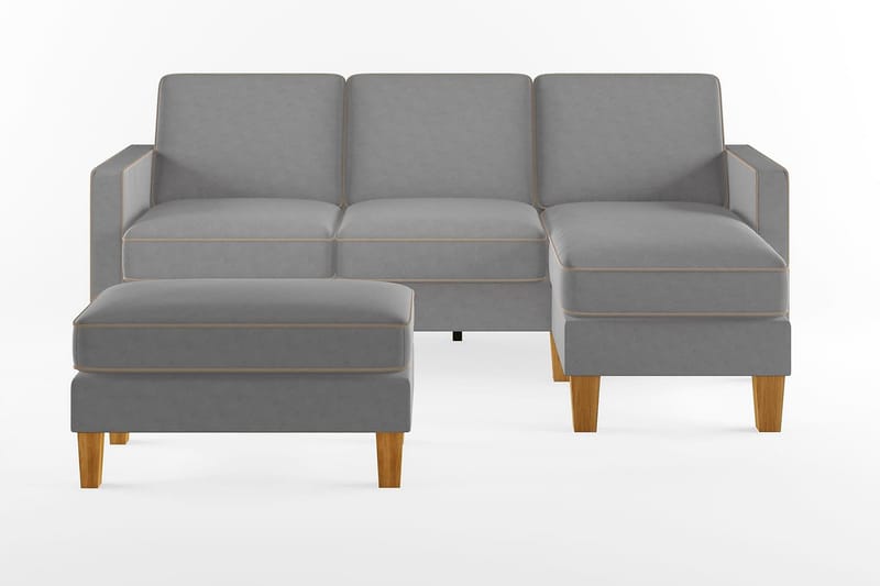 Bowen Divansoffa Grå - Novogratz - Möbler - Soffa - Divansoffor & schäslongsoffa