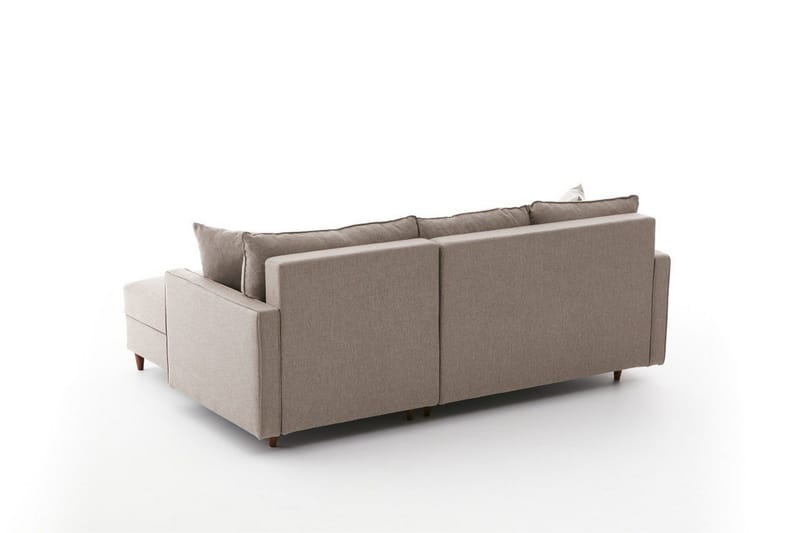 Braneles Soffa m. Divan 4-sits - Beige - Möbler - Soffa - Divansoffor & schäslongsoffa