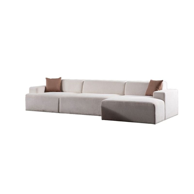 Branorin 4-sits Soffa med Divan - Vit - Möbler - Soffa - Divansoffor & schäslongsoffa