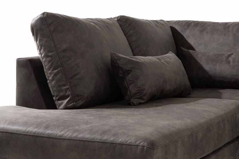Copenhagen 2,5-sits Soffa Konstläder - Mörkgrå - Möbler - Soffa - Divansoffor & schäslongsoffa