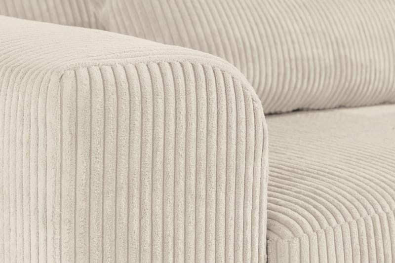 Copenhagen 4-sits Högervänd L-formad Divansoffa i Manchester - Beige - Möbler - Soffa - Divansoffor & schäslongsoffa