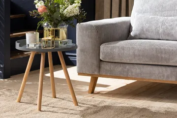 Copenhagen 4-sits Högervänd L-formad Divansoffa i Manchester - Ljusgrå - Möbler - Soffa - Divansoffor & schäslongsoffa