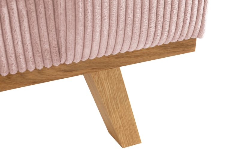 Copenhagen 4-sits Högervänd L-formad Divansoffa i Manchester - Rosa - Möbler - Soffa - Divansoffor & schäslongsoffa