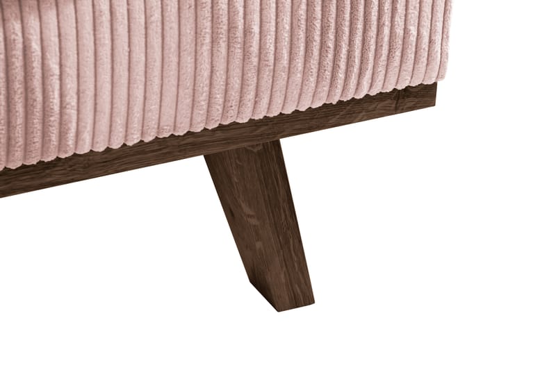 Copenhagen 4-sits Högervänd L-formad Divansoffa i Manchester - Rosa - Möbler - Soffa - Divansoffor & schäslongsoffa