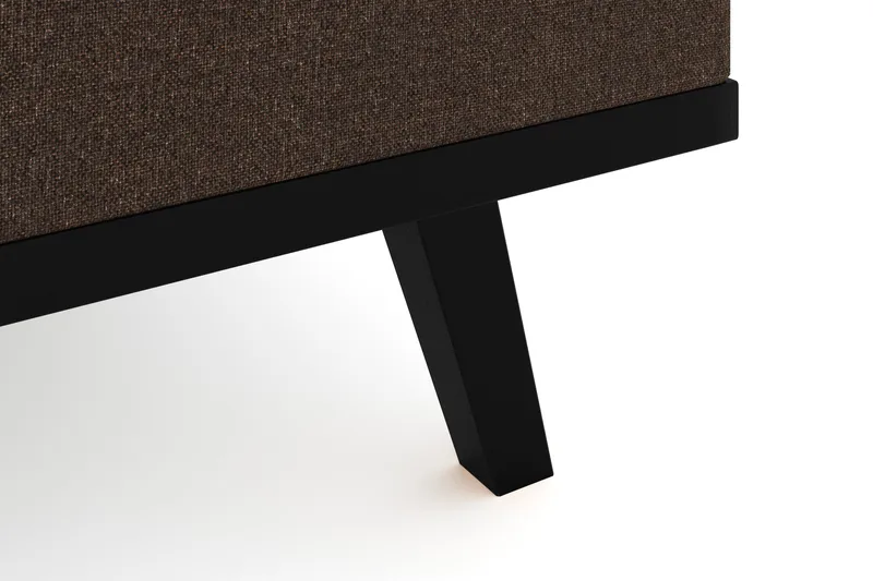 Copenhagen 4-sits Högervänd L-formad Divansoffa i Tyg - Brun - Möbler - Soffa - Divansoffor & schäslongsoffa