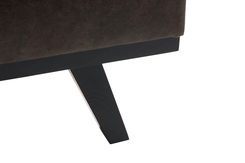 Copenhagen 4-sits Högervänd L-formad Schäslongsoffa i Konstläder - Mörkgrå - Möbler - Soffa - Divansoffor & schäslongsoffa