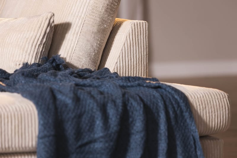 Copenhagen 4-sits Högervänd L-formad Schäslongsoffa i Manchester - Beige - Möbler - Soffa - Divansoffor & schäslongsoffa